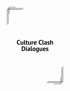 CultureClashDialogues