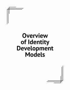 OverviewEthnicIndentityModel